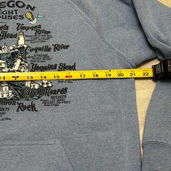 Oregon Lighthouses Hoody - Picture 3 of 5